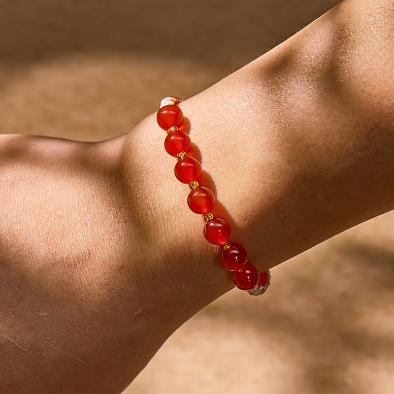 FuAttract Love Attraction Bracelet – Red Agate Woven Cord - image 5