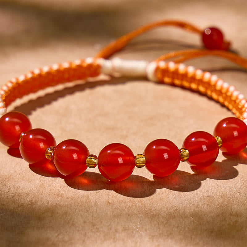FuAttract Love Attraction Bracelet – Red Agate Woven Cord - image 3