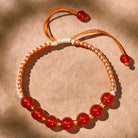 FuAttract Love Attraction Bracelet – Red Agate Woven Cord - image 1