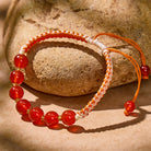 FuAttract Love Attraction Bracelet – Red Agate Woven Cord - String - image 0