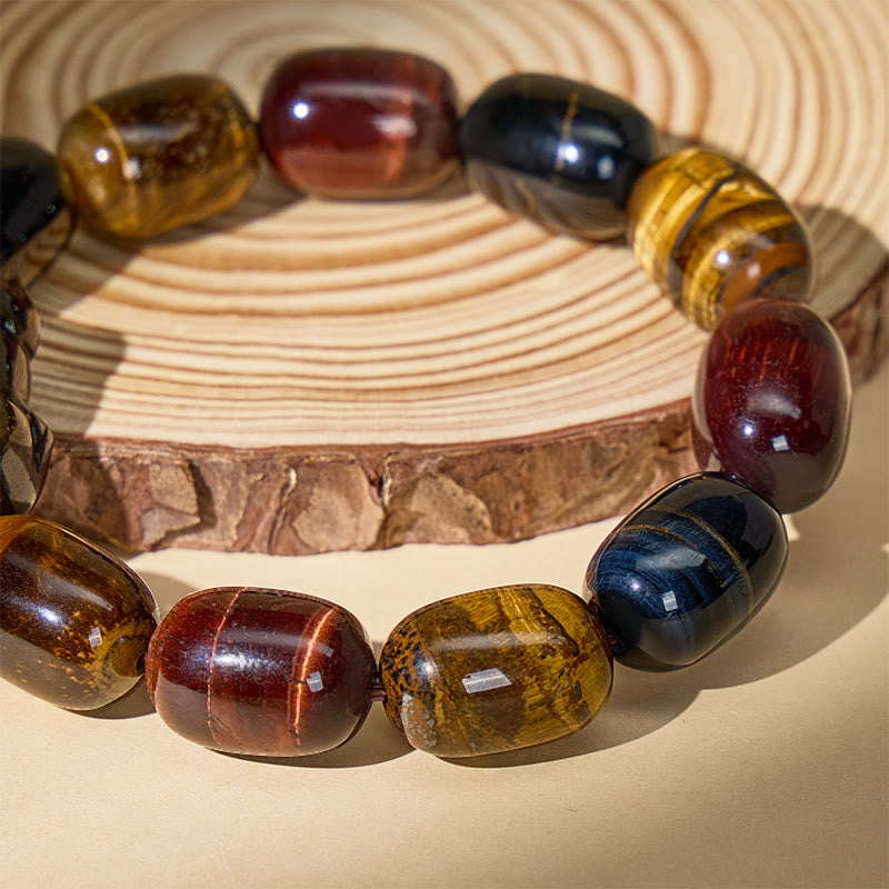 FuAttract Guardian Protection Bracelet – Tricolor Tiger's Eye & Golden Obsidian Pixiu - image 4