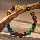 FuAttract Elemental Protection Bracelet – Four-Tone Tiger’s Eye Pixiu - image 3