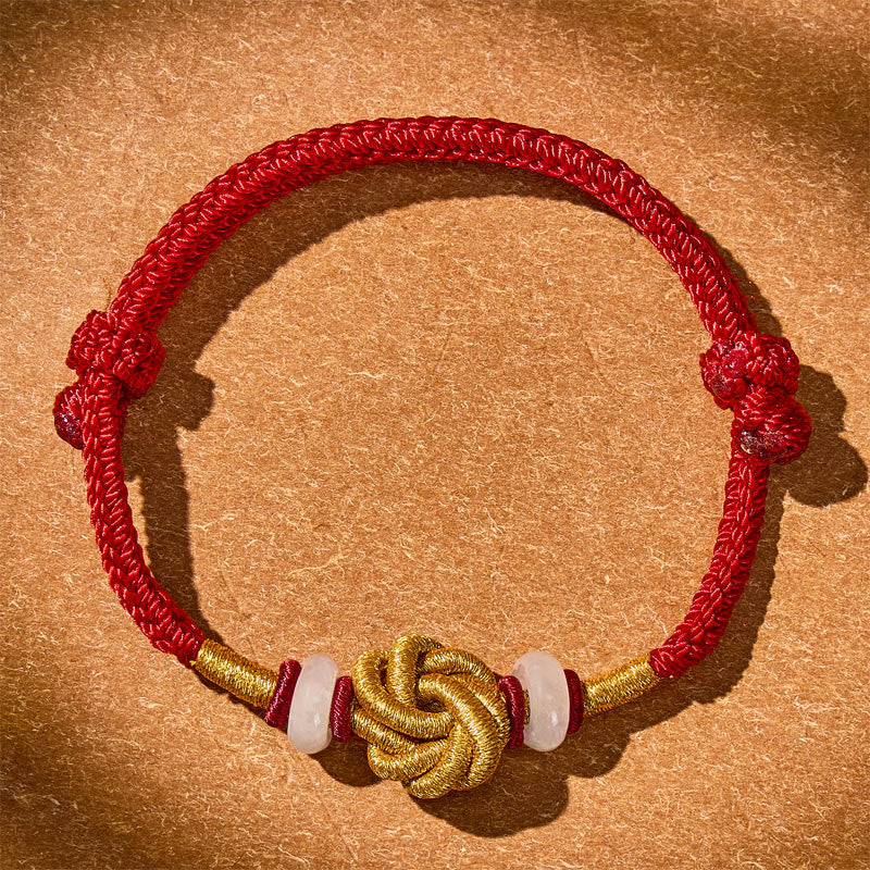 FuAttract Money Knot Red String Bracelet – Prosperity & Blessing Charm - image 1