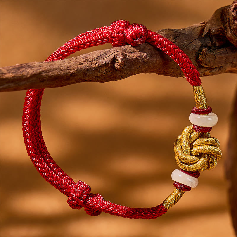 FuAttract Money Knot Red String Bracelet – Prosperity & Blessing Charm - image 3