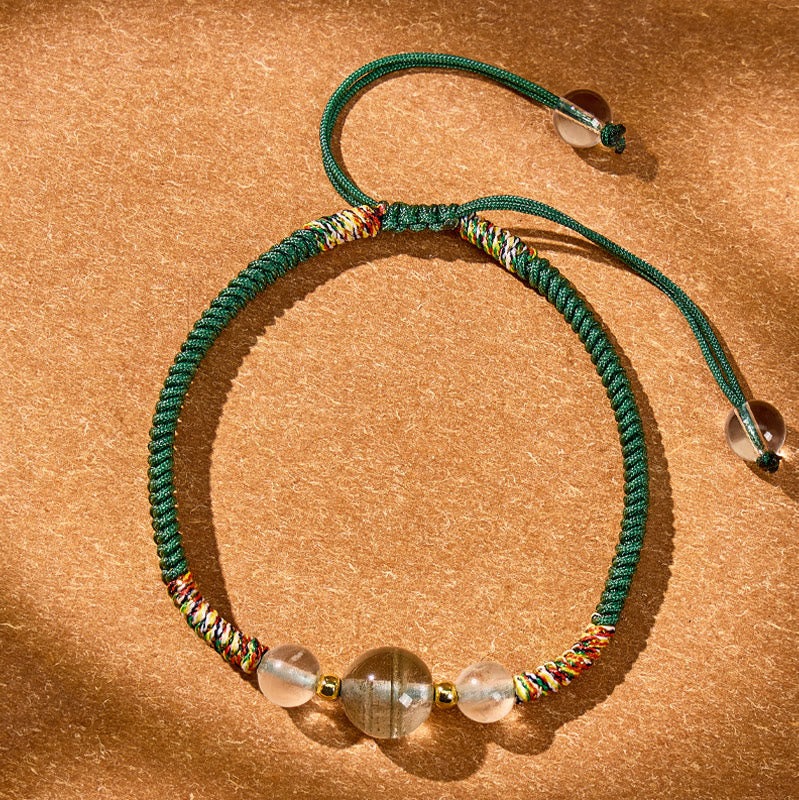 FuAttract Clarity & Protection – Phantom Green Quartz Crystal Bracelet - image 2