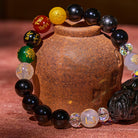 FuAttract Protective Strength – Rainbow Obsidian Pixiu Mantra Bracelet - image 3