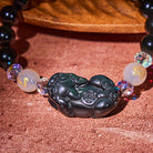 FuAttract Protective Strength – Rainbow Obsidian Pixiu Mantra Bracelet - image 6