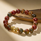 FuAttract Love Harmony – Pixiu Indian Red Agate Bracelet - image 2