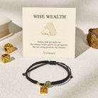 FuAttract Wealth Protection Hetian Jade Abacus Red String Bracelet - Black - image 5