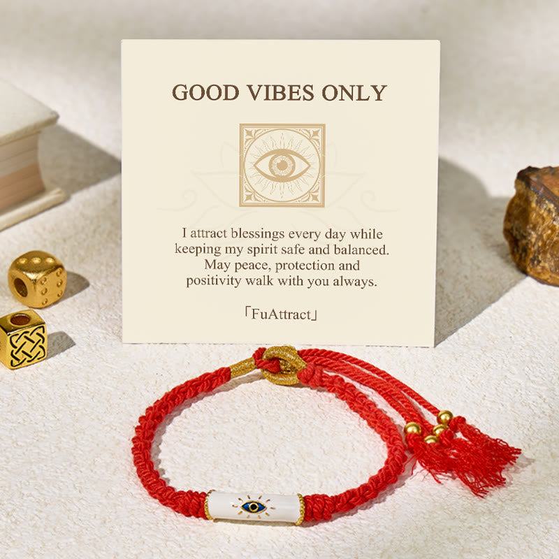 FuAttract Evil Eye Protection Red String Bracelet – Good Luck & Positivity - Red - image 0