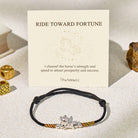 FuAttract Feng Shui Horse Red String Bracelet for Protection, Luck & Wealth Energy - Black - image 6