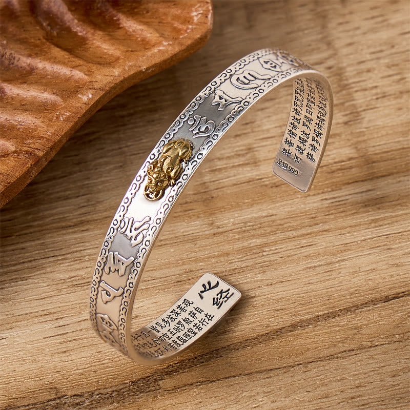 FuAttract Feng Shui Pixiu Wealth Lucky Charm Bracelet Open Bangle - Pixiu - image 0