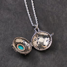 FuAttract Luck & Protection Turquoise Amulet Necklace – Pixiu Ghau Locket Openable - image 2