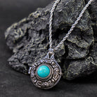 FuAttract Luck & Protection Turquoise Amulet Necklace – Pixiu Ghau Locket Openable - image 1