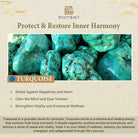 FuAttract Luck & Protection Turquoise Amulet Necklace – Pixiu Ghau Locket Openable - image 8