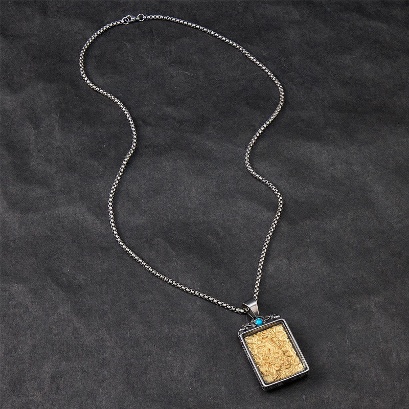 FuAttract Turquoise Pixiu Protection Pendant Necklace – Wealth & Prosperity Amulet - image 6