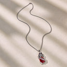 FuAttract Pixiu Garnet Copper Coin Necklace for Wealth & Luck - image 3