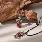 FuAttract Pixiu Garnet Copper Coin Necklace for Wealth & Luck - image 6