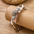 FuAttract Wealth & Protection Retro Chain Bracelet – Pixiu Fortune Guard - image 1