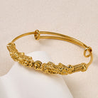 FuAttract Double Pixiu Gold Wealth & Prosperity Bracelet Bangle - Pixiu - image 0