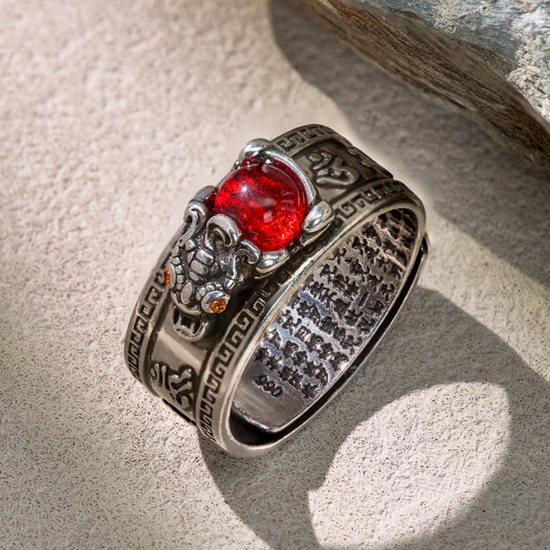 FuAttract Prosperity & Protection Garnet Pixiu Ring – Feng Shui Wealth Power - image 6