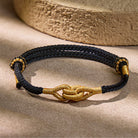 FuAttract Vajra Guardian Knot Handmade Red String Protection Bracelet - Black - image 3