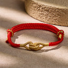 FuAttract Vajra Guardian Knot Handmade Red String Protection Bracelet - Red - image 0
