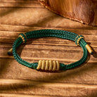 FuAttract Zen-inspired Knot Adjustable Red String Protection Bracelet - Green - image 8