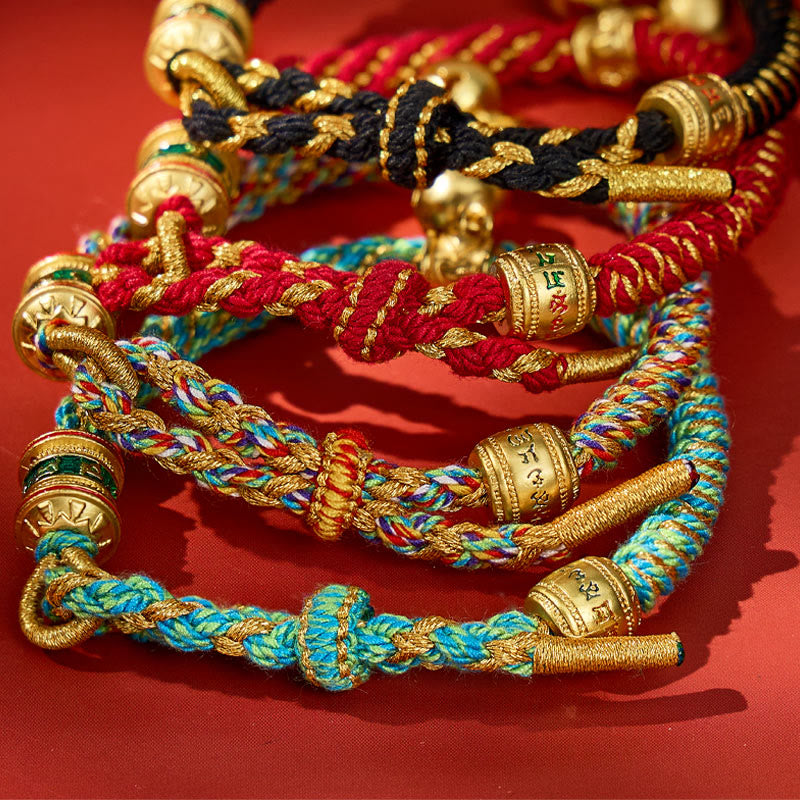 FuAttract Tibetan Om Mani Padme Hum Carved Protection Amulet Bracelet - image 18