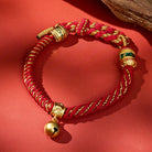 FuAttract Tibetan Om Mani Padme Hum Carved Protection Amulet Bracelet - Red - image 11