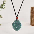 FuAttract Wealth & Protection Jade Pixiu Ping An Buckle Talisman Necklace - image 6