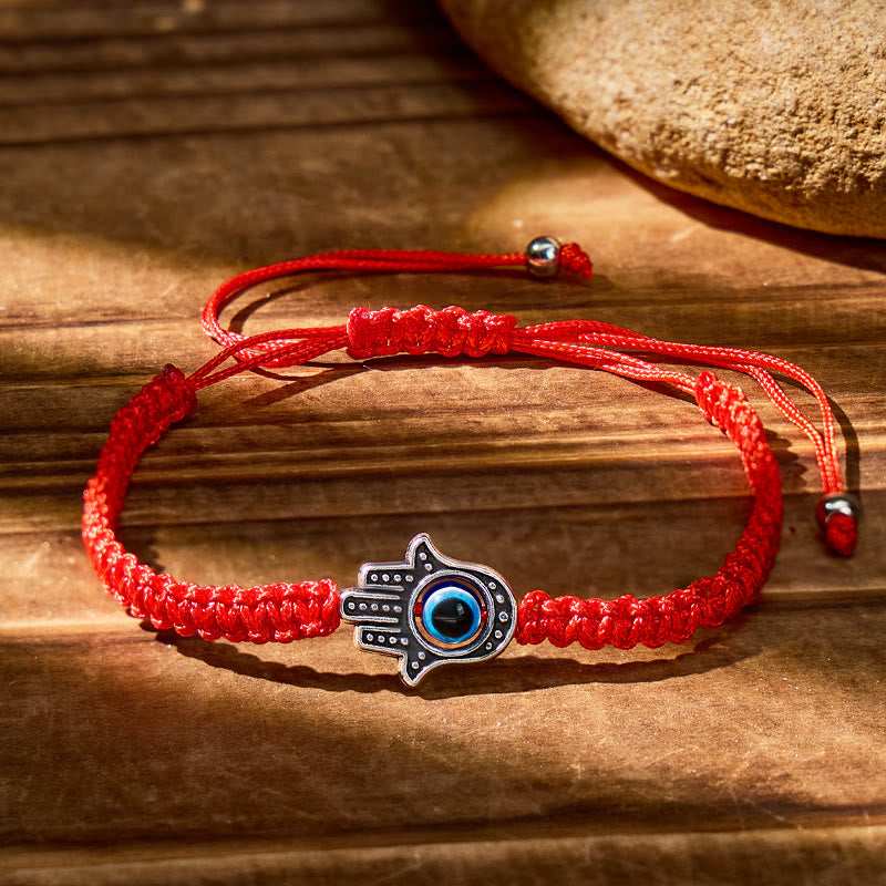 FuAttract Hamsa Hand Red String Bracelet - Evil Eye Protection - image 1