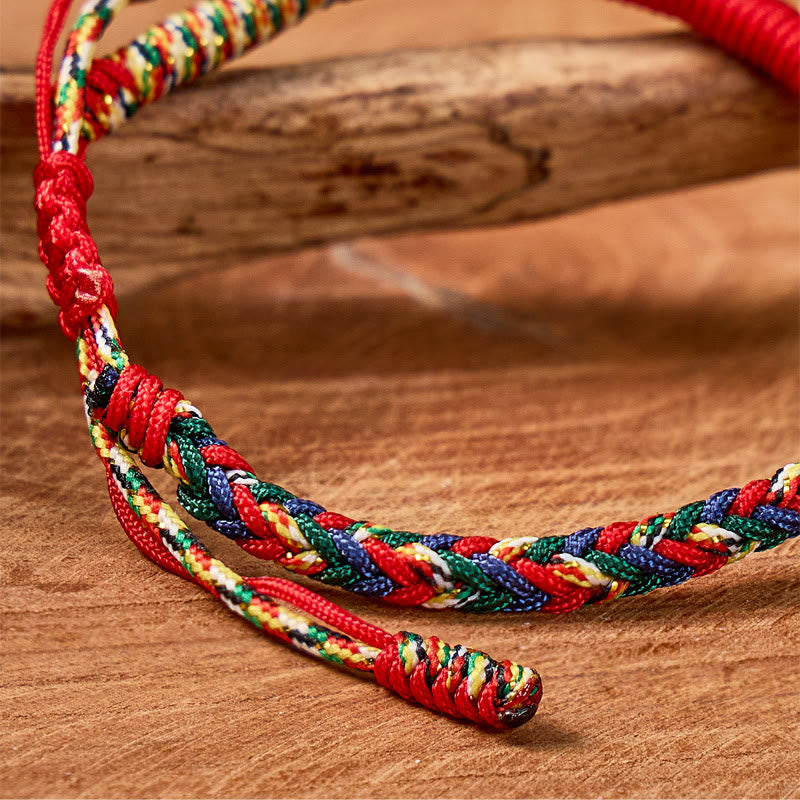 FuAttract Handmade Buddhist Tibetan Braided Thread Bracelet - image 6
