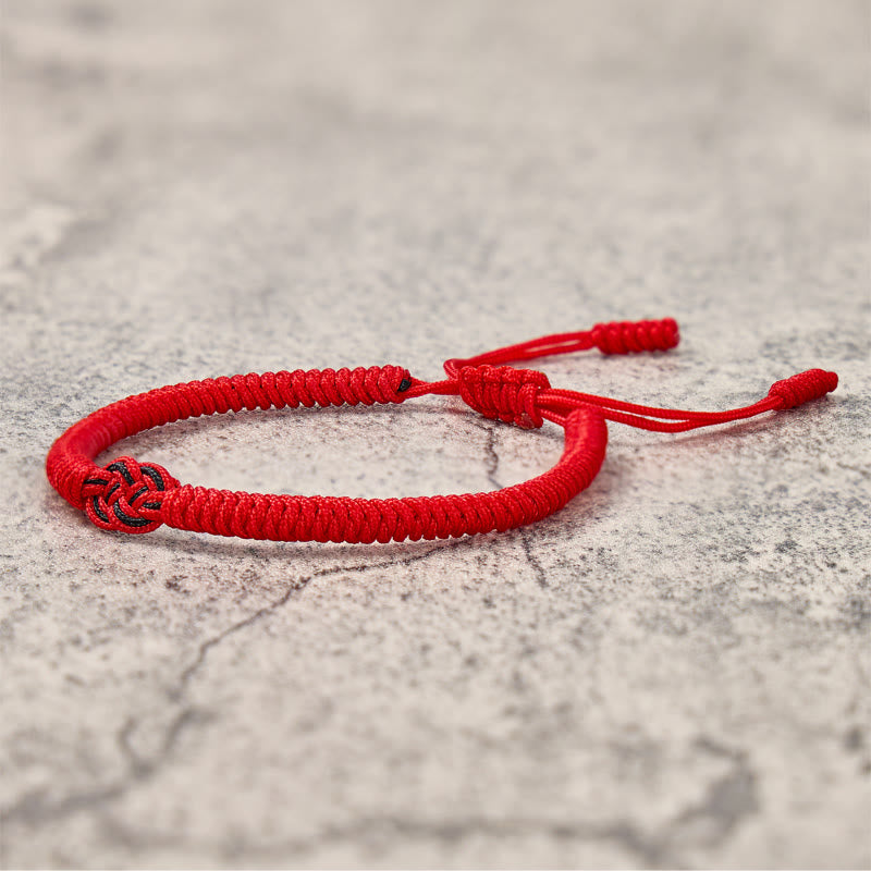 FuAttract Buddhist Tibetan Lucky Knot Rope Bracelet Sliding Knot Cord - image 11