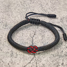 FuAttract Buddhist Tibetan Lucky Knot Rope Bracelet Sliding Knot Cord - image 1