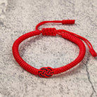 FuAttract Buddhist Tibetan Lucky Knot Rope Bracelet Sliding Knot Cord - image 8