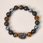 FuAttract Energy Balance Tiger Eye Terahertz Obsidian Pixiu Wealth Bracelet - image 1