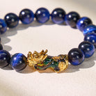 FuAttract Focus & Confidence Blue Tiger's Eye Color-Changing Pixiu Bracelet - image 4