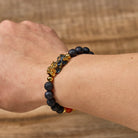 FuAttract Enhance Your Success 7 Chakra Volcanic Lava Pixiu Wealth Bracelet - image 3
