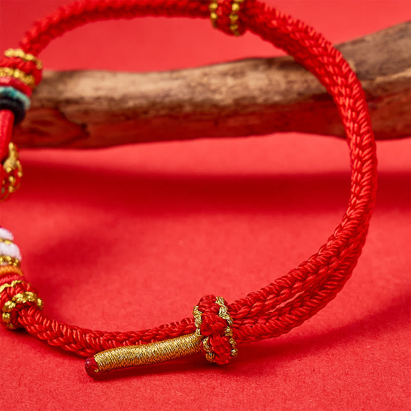 FuAttract Protection Red String Braided Bracelet – Handwoven Lucky Knot - image 6