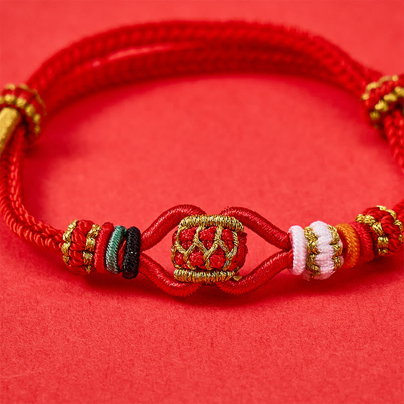 FuAttract Protection Red String Braided Bracelet – Handwoven Lucky Knot - image 4