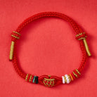 FuAttract Protection Red String Braided Bracelet – Handwoven Lucky Knot - image 1