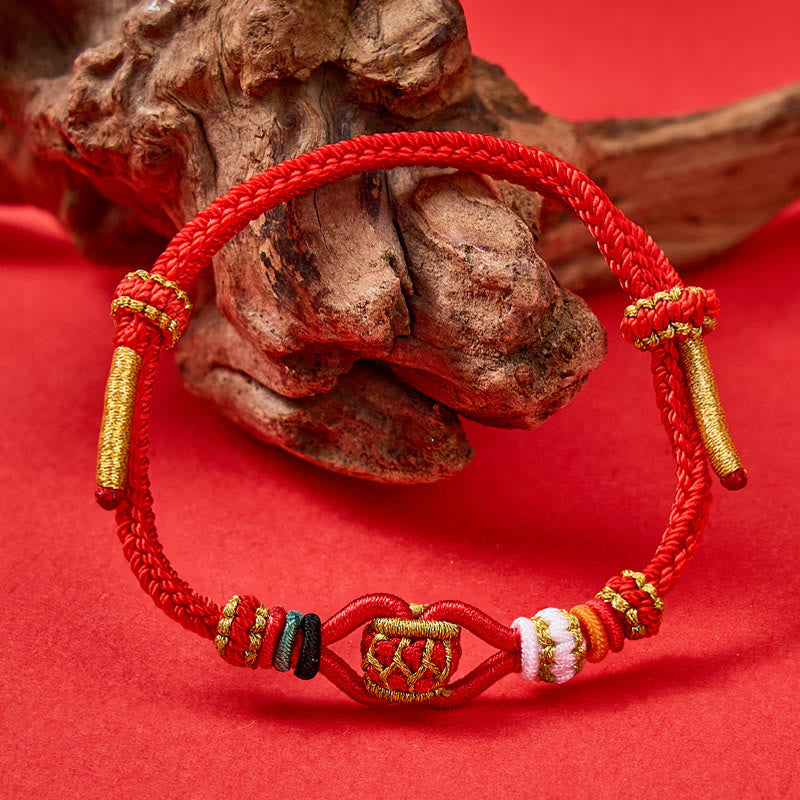 FuAttract Protection Red String Braided Bracelet – Handwoven Lucky Knot - image 2