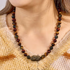FuAttract Wealth Protection Multi-Color Tiger Eye Pixiu Feng Shui Beaded Necklace - image 3