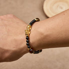 FuAttract Wealth Protection Pixiu Bracelet with Tiger Eye & Black Obsidian - image 3
