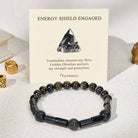 FuAttract Energy Shield Bracelet – Tourmaline x Golden Obsidian Protection - 8mm - image 0