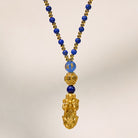 FuAttract The Essence of Wisdom & Wealth Lapis Lazuli Pixiu Pendant Necklace - Lapis Lazuli - image 0