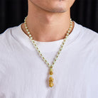 FuAttract The Brilliance of Clarity & Wealth Luminous Stone Pixiu Pendant Necklace - image 4