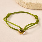 FuAttract Balanced Harmony Bracelet – Tri-Color Ring Woven Charm - Green - image 13