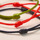 FuAttract Balanced Harmony Bracelet – Tri-Color Ring Woven Charm - image 6